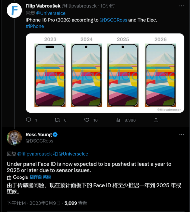 乌拉特后苹果手机维修分享:屏下Face ID有什么优势？iPhone何时会有屏下Face ID？ 