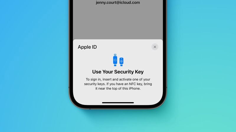乌拉特后苹果手机维修分享iOS 16.3 新增的 Apple ID 的安全密钥有什么功能 